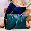 The Signature 17" Bag, Bottle Green