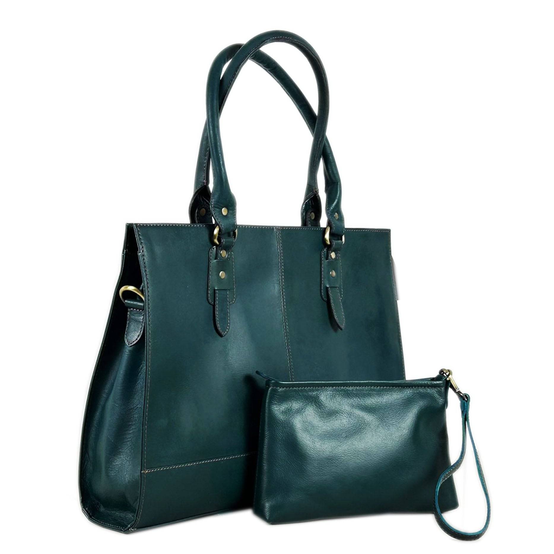 The Signature 17" Bag, Bottle Green