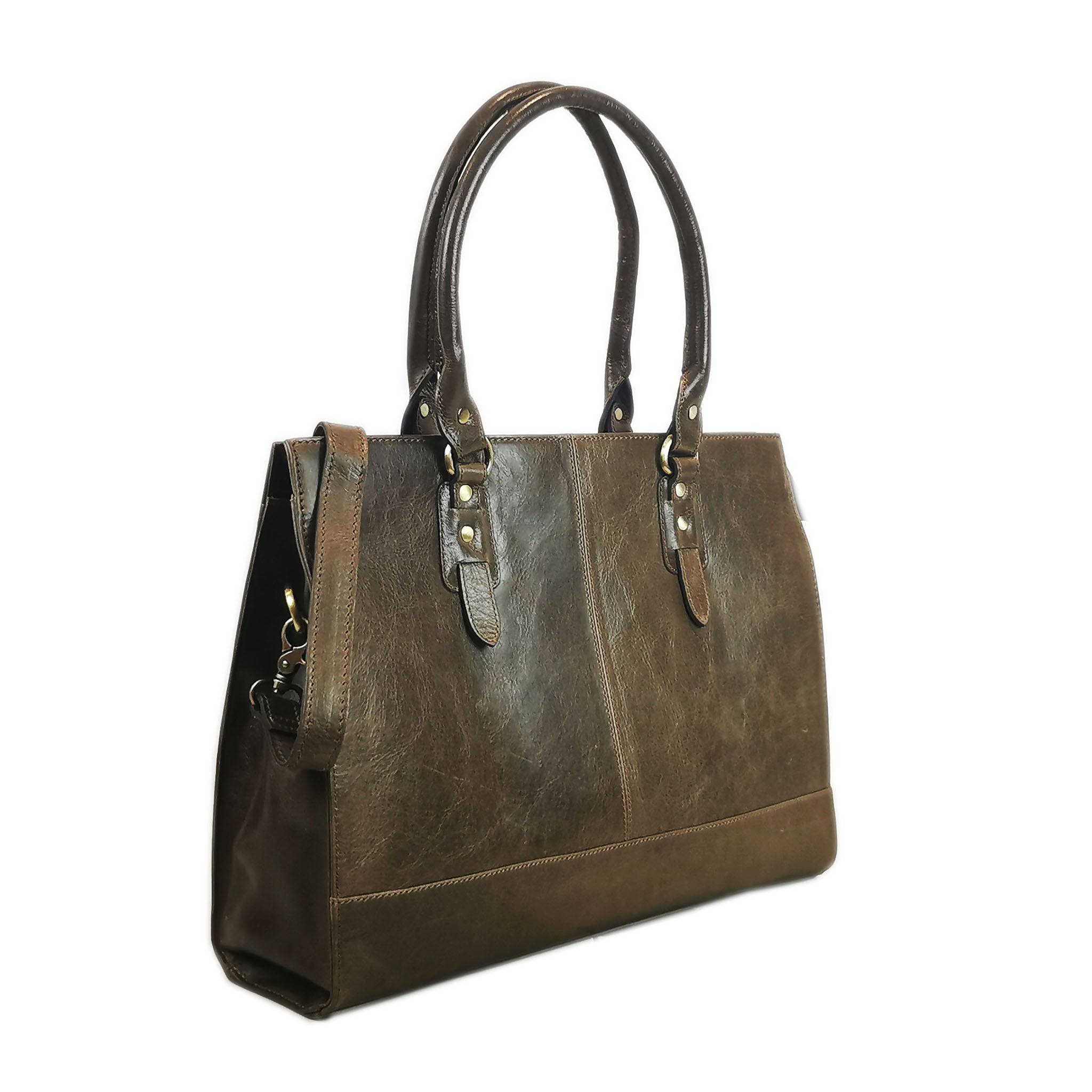 The Signature 17" Bag, Oakwood