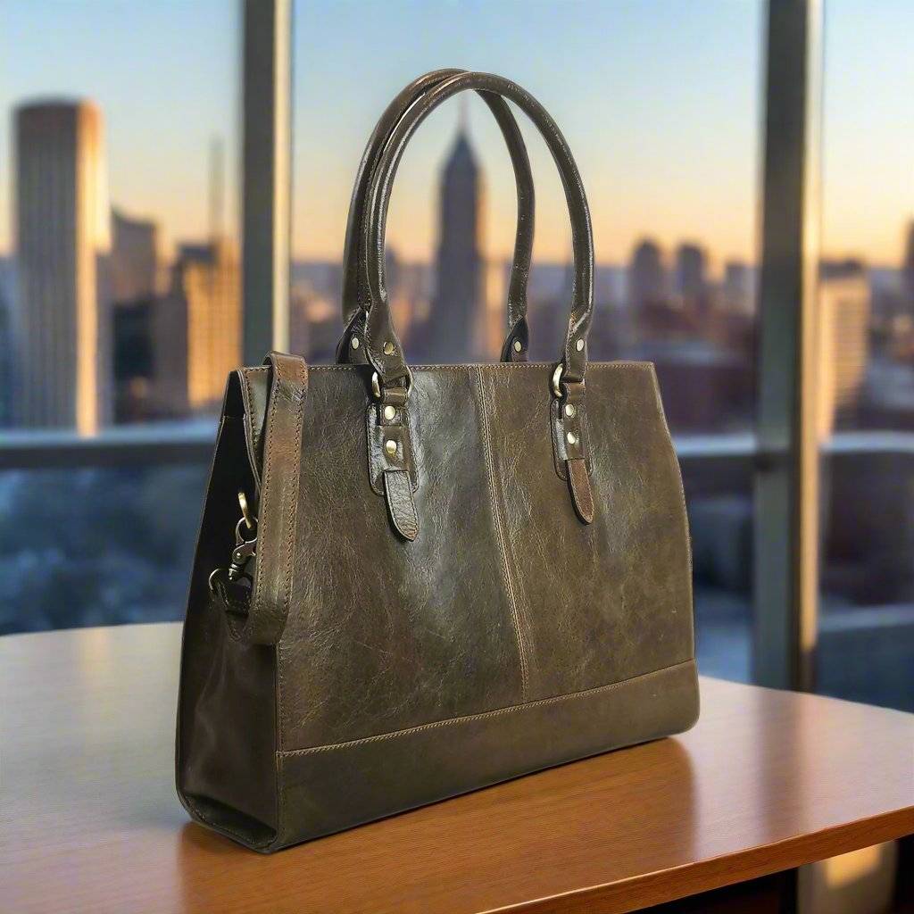 The Signature 17" Bag, Oakwood