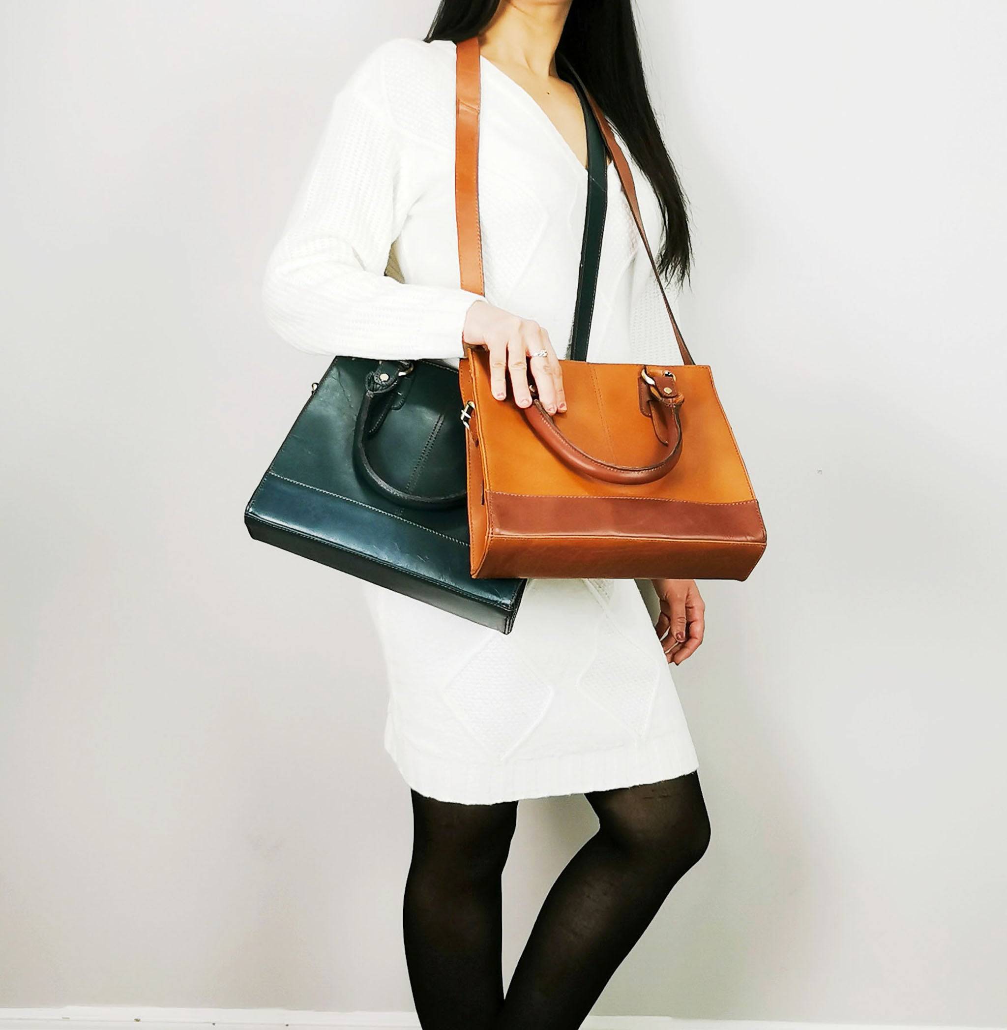 The Signature 15" Bag, Bottle Green